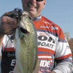 One of Davy Hite’s favorite baits on Clarks Hill when he’s targeting prespawn bass is a Buckeye mop jig with a soft-plastic trailer.