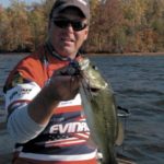 Clarks Hill bass will be on main-lake points or points just inside creek mouths at the beginning of March. They’ll move back as the water warms.