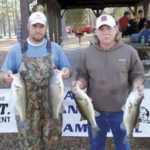 Sean Anderson and George Berry weighed in more than 20 pounds of bass to win the CATT tournament on Lake Murray March 1.