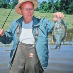 This huge bream made a fatal mistake when faced with an offering from a fishermen wading the shallows.