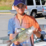 Braxton Wall of Ninety Six caught this 2.25-pound crappie to take big-fish honors on the way to second place in the South Carolina Crappie Tournament Trail event on Lake Hartwell in early October.