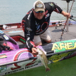 Lake Russell’s bass population is divided between largemouth and spotted bass.