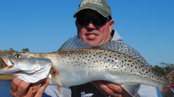 Myrtle Beach winter speckled trout