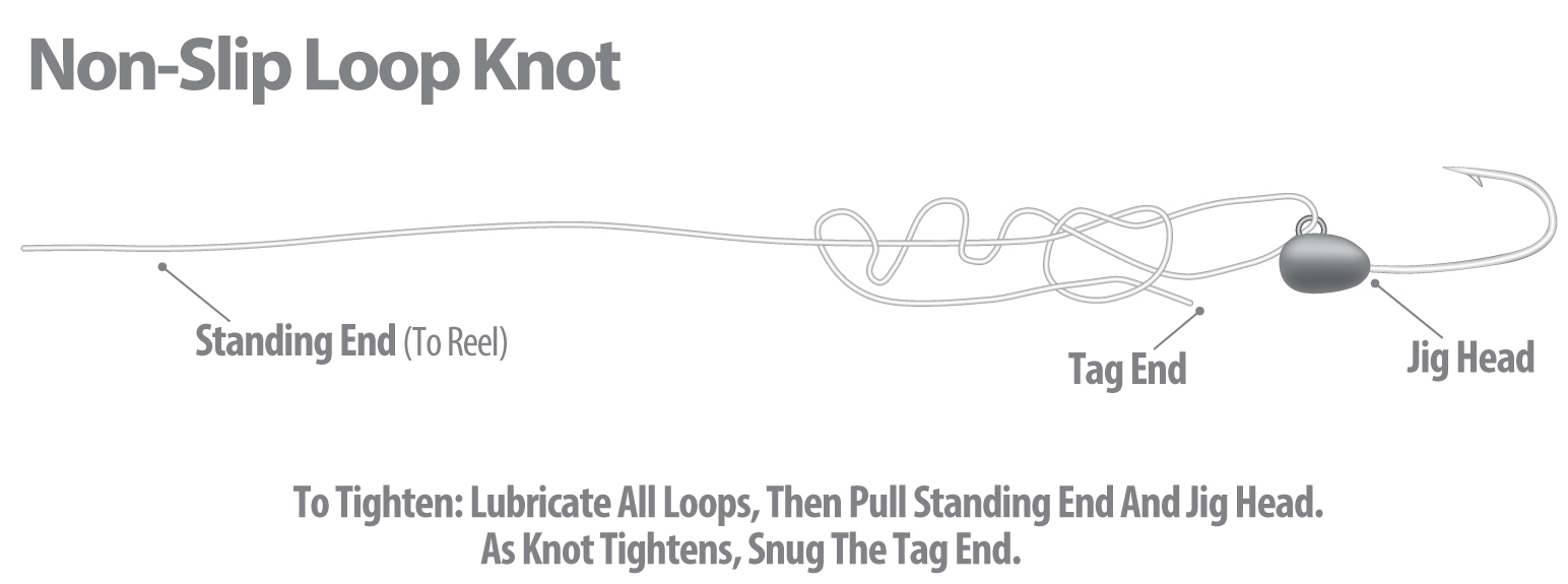 Tying the loop knot for inshore fishing