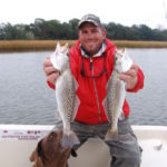 Guide John Boy Koonce shows off two reasons why Charleston-area fishermen shouldn’t bypass the Stono River when the specks are biting in the fall.