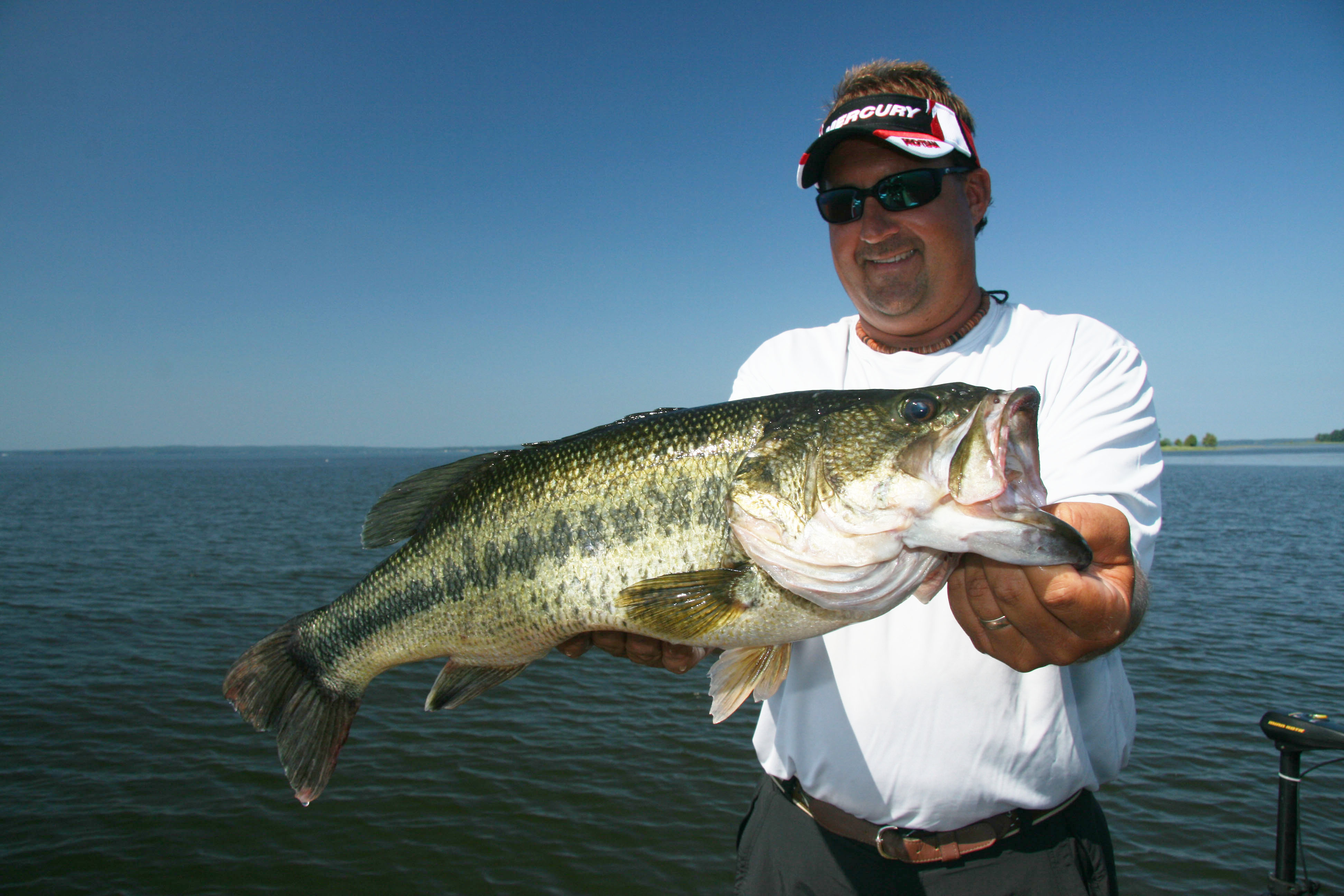 Stalk Santee Cooper's great sight-fishing bass this month.