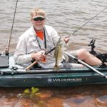 The author catches plenty of bass from his kayak, even when he’s not targeting them.