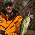 A topwater popping bait like a Rico is a top producer on Lake Tillery in the fall, according to angler Dylan Fulk of Concord.