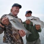 Stripers remain active in cold weather, making them a perfect offseason target for bass fishermen.