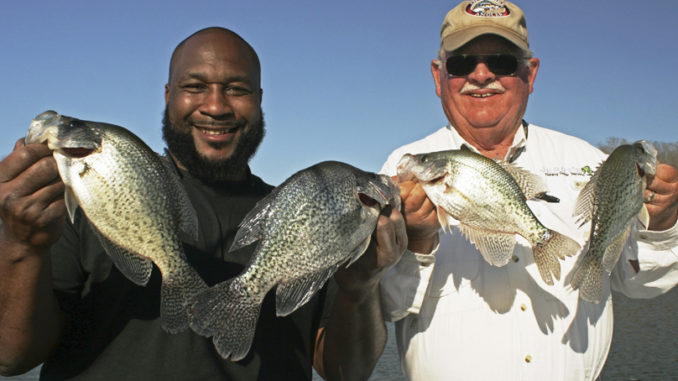Long-line rigging is a key to crappie-trolling success