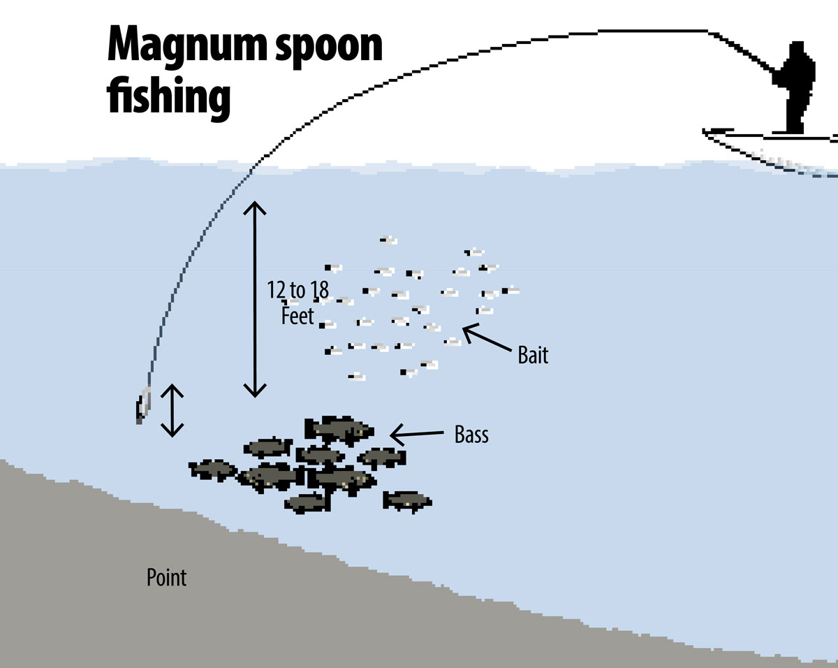 Swallow a big spoon - Feed a big spoonful for a big summer bass