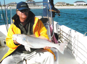 Red drum are regularly caught in the winter from upper-slot to over-slot sizes.