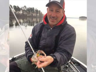 Dusty Anders used Rat-L-Trap’s new MR-6 crankbait on a successful December trip.