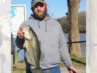 Badin Lake produces plenty of nice largemouth like this one in March. This year should be no different.