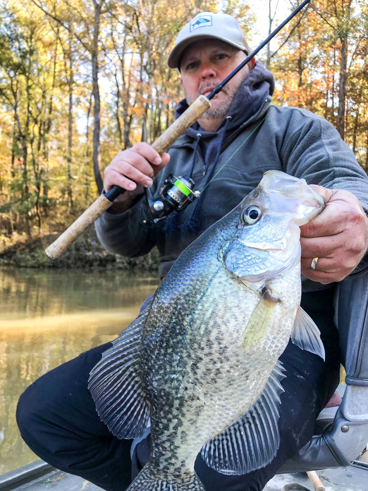 Crappie in Carolinas’ rivers can be exciting targets.