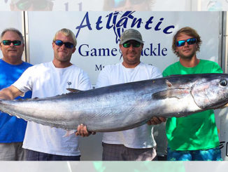 Winter wahoo gang up off the South Carolina coast where different offshore currents collide, creating a hard edge with different temperatures on both sides.