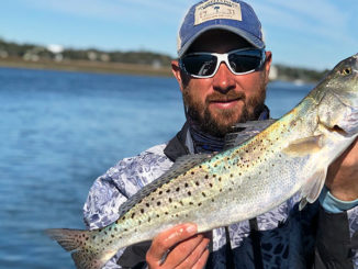 Plenty of trout will overwinter near Murrells Inlet’s rock jetties for the available bait.