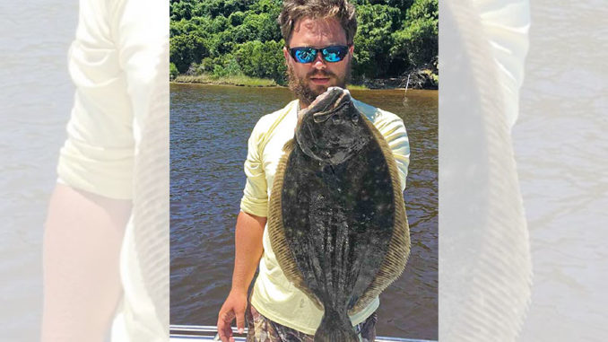 Guide Matt Littleton of Swansboro, N.C., targets flounder around any kind of old structure in inshore waters.