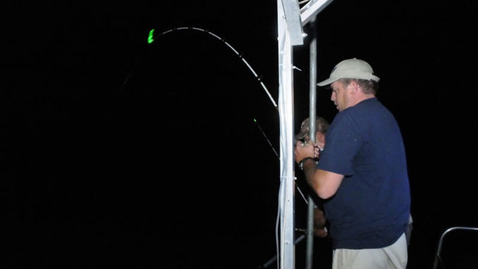 Glow tips are a great idea for fishermen targeting Santee Cooper catfish after dark; they are a tremendous help seeing and recognizing bites.