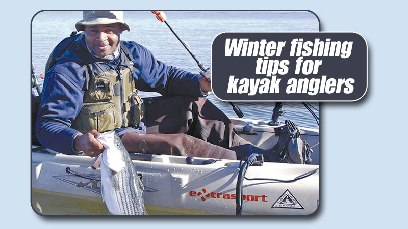 If you fish from a kayak, don’t put it away. January offers some great fishing.