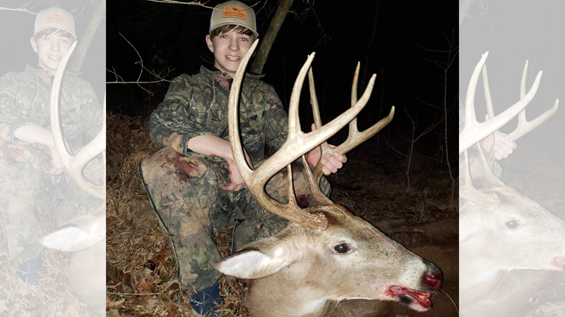 Granville County 13-year-old kills trophy 8-point buck - Carolina