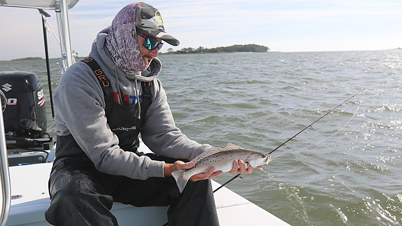 Stono River specks