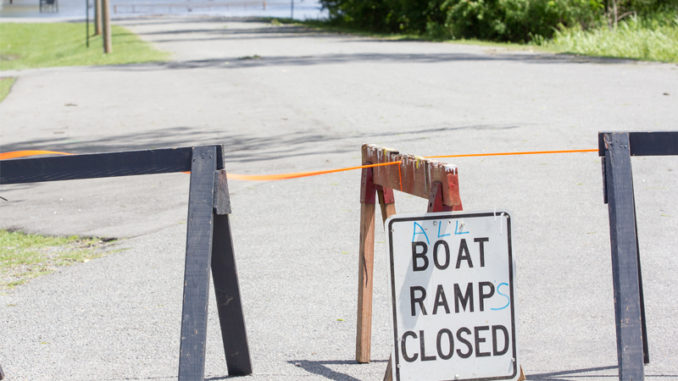 boat ramps closed