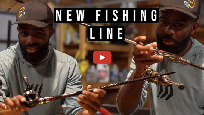 spooling line on fishing reels