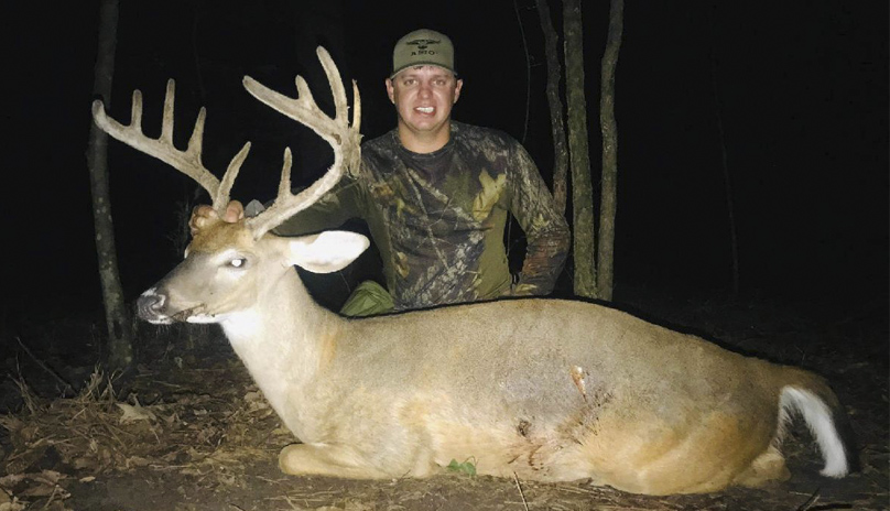 10-point buck in full velvet