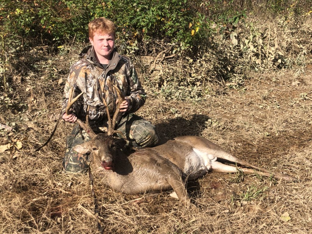 Ayden Smith bags buck on his first hunt