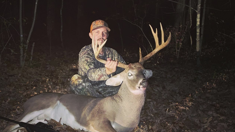 Jason Rorrer Jr's wide-racked Person County buck
