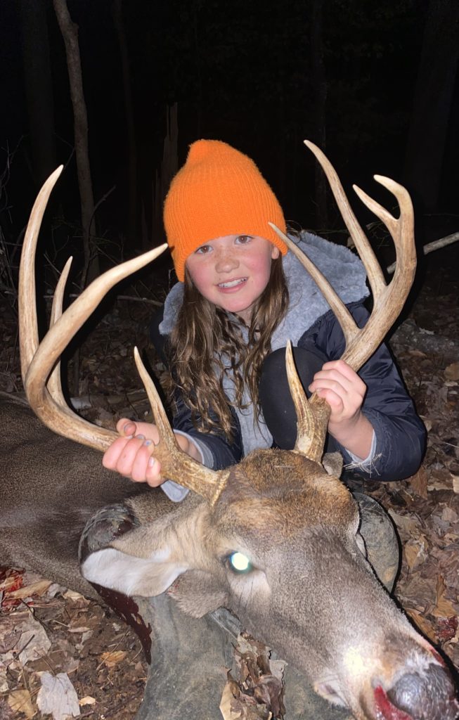 Hailey Holleman of Iredell County bags 9-point buck