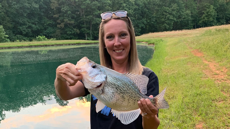 Our Photo of the Week for the week ending June 4, 2021 goes to Felicia Taylor and her slab crappie.