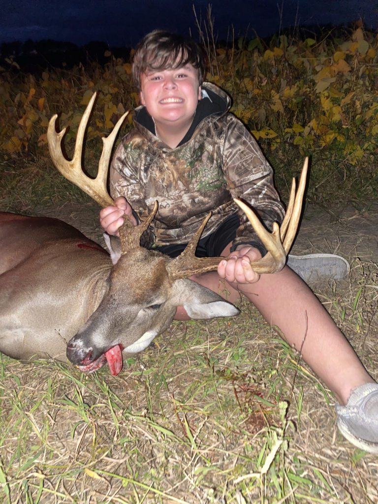 Landen Parker killed this 10-point buck on October 25 in Hartsville S.C.