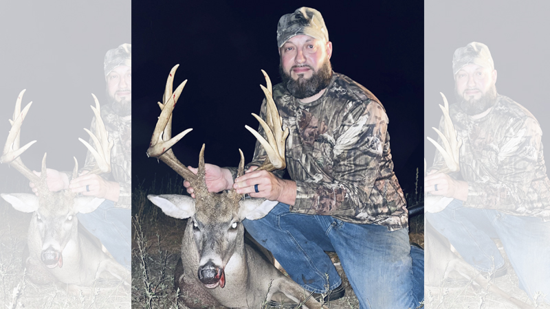 Jason Dunn killed this unique 13-point buck in Snow Camp, N.C. on Oct. 24, 2021. The buck has been green-scored at 147 1/8 inches.