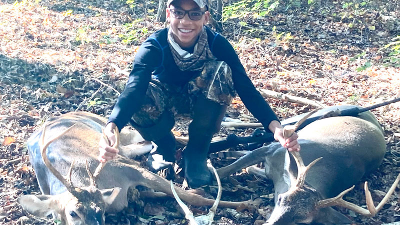 12-year-old Wesley Stewart has struck again this time with a nice double in Lancaster County on Oct. 16, 2021.