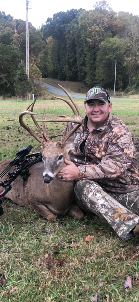 Brian Sloan of Goldston, N.C. harvested this 18-point buck on Oct. 28, 2001 in Chatham County with a Mathews Halon bow.