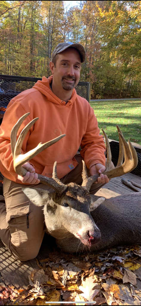 My name is Eric Bell and on 11/13/21 I was fortunate enough to harvest the buck of my lifetime in Iredell County, N.C.