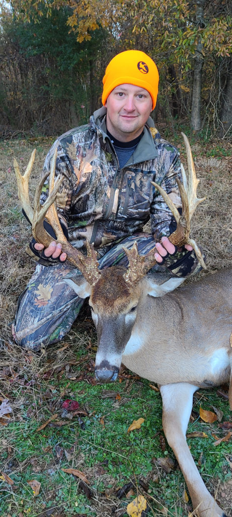 My name is Andy Starnes and I shot the biggest buck of my life on Nov. 20, 2021 at 7:30 a.m., in Peachland, N.C.