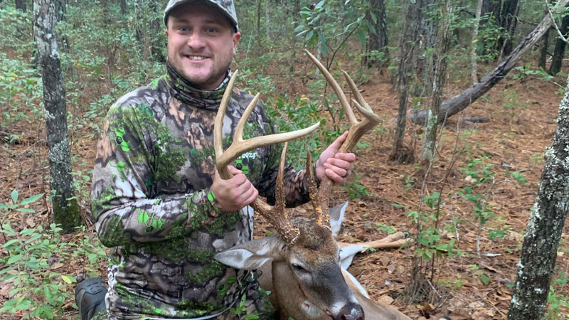 Charles Stancill killed this buck in Onslow County N.C. after a 2 1/2-year pursuit.