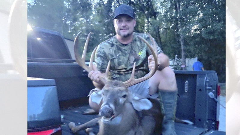 Lance Cameron killed this 8-point buck in Kershaw County, S.C. on Oct. 11, 2021.