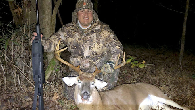 wide-racked 8-point buck