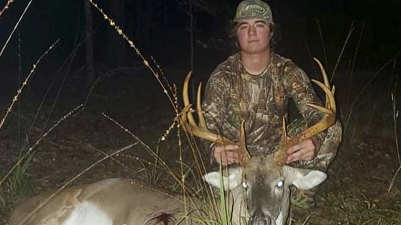 Maddox Whisenhunt, 15-years-old, killed a giant in Calhoun County, S.C. on Oct. 14, 2021 after months of passing on smaller deer.