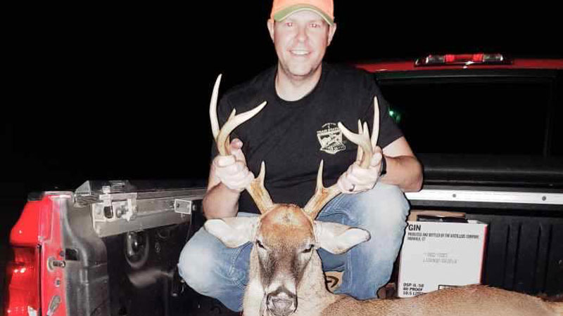 Brian Smith killed this Craven County 9-point buck during the last week of North Carolina's 2021 deer hunting season.