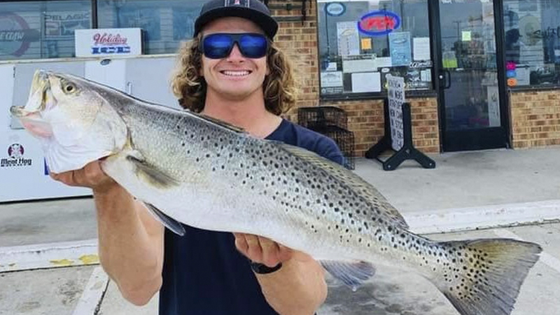 Quentin Turko caught this 6-pound, 13-ounce speckled trout and weighed the fish at TW's Bait & Tackle in North Carolina's Outer Banks.