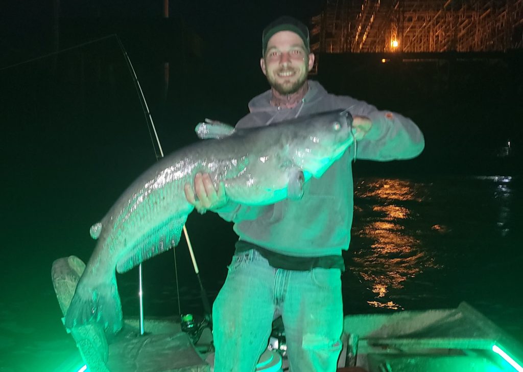 58-pound catfish