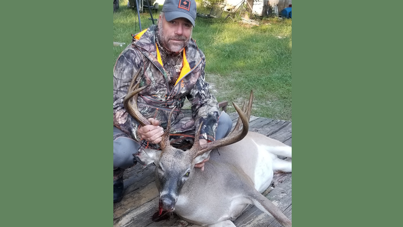 Charlie Muldrow of Patrick SC with a Chesterfield County buck!