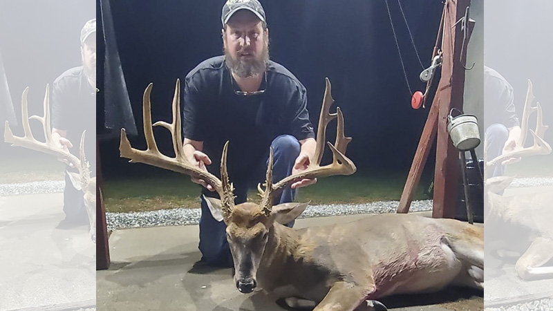 Mickey Wilson of Moncure, N.C. killed was hunting on Sept. 13, 2022 when he killed a 15-point Orange County beast.