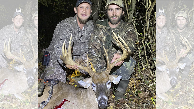 Stephen Outlaw killed a big Randolph County buck during a saddle hunt on Oct. 15, 2022. It's his biggest deer yet.