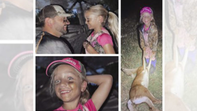father/daughter deer hunt